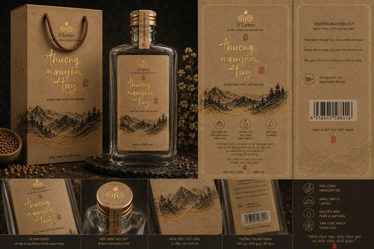Thương hiệu rượu H'Lamen